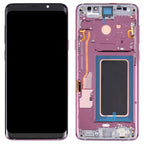 Super AMOLED Material LCD Screen and Digitizer Full Assembly with Frame for Galaxy S9+ / G965F / G965F / DS / G965U / G965W / G9650