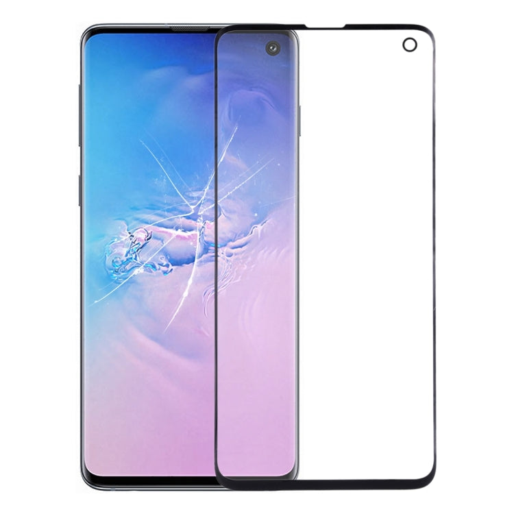 Front Screen Outer Glass Lens with OCA Optically Clear Adhesive, For Samsung Galaxy S10