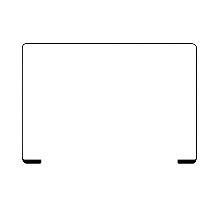For MacBook Pro 14 A2779 A2918 A2992 2021-2023 Display Ring Bezel Frame Rubber