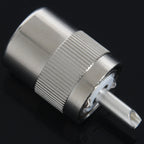UHF Male PL259 / SO239 Twist-on RFC400 RG8 RF Coaxial Card Connector