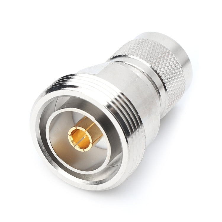 NJ/L29K RF Coaxial Adapter L29 7/16 N Male to DIN Female Screw Jacks Male Plug Connector — view 2