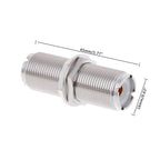 UHFKKY UHF Female to Female Connector Adpter, Extension Version — view 5