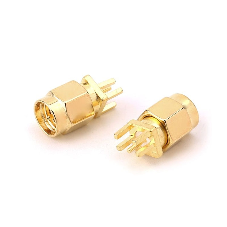 10 PCS 1.6mm SMA Female Jack PCB Clip Mount RF Connectors — view 2