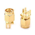 10 PCS 1.6mm SMA Female Jack PCB Clip Mount RF Connectors — view 5