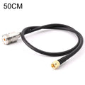 RG58 UHF Female to SMA Male Connecting Cable, Length: 50cm