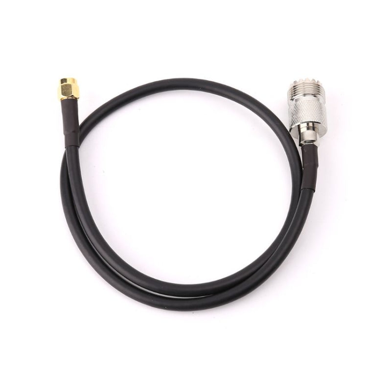 RG58 UHF Female to SMA Male Connecting Cable, Length: 50cm