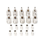 10 PCS UHF Female Jack SO239 Crimped RF Connector Coaxial Adapter for 2.5mm RG316 / RG179 and 2.85mm RG174 LMR100