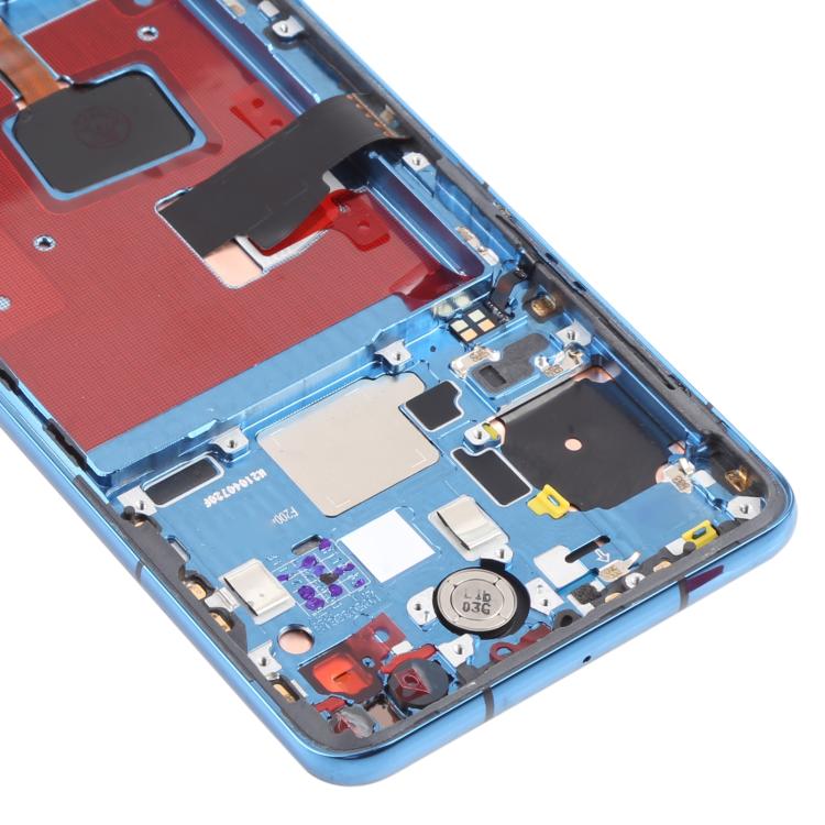LCD Screen and Digitizer Full Assembly with Frame for Huawei P40
