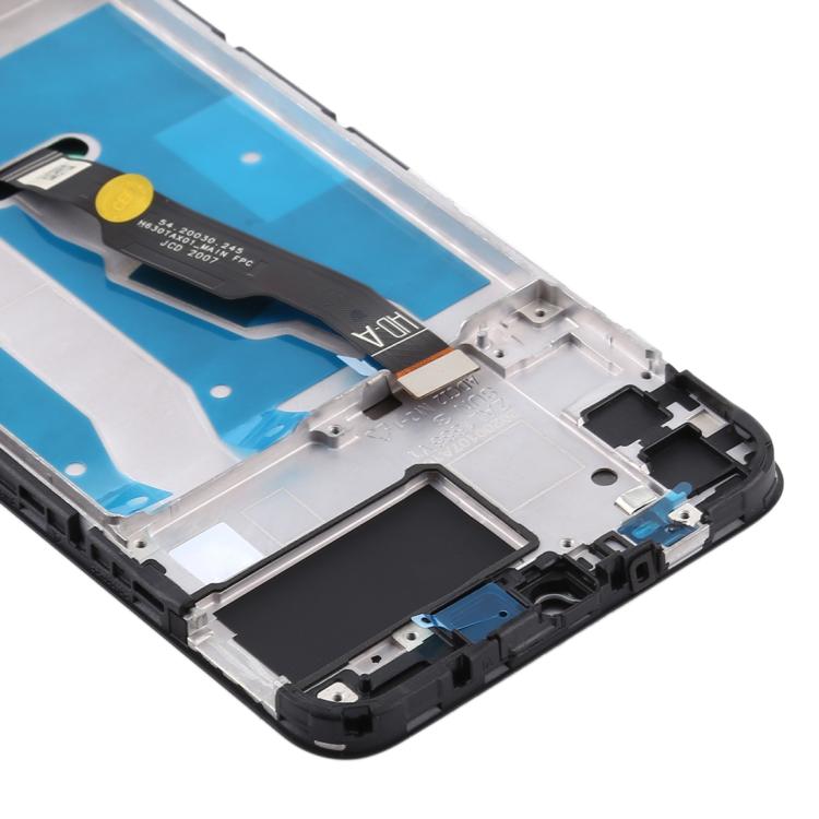 LCD Screen and Digitizer Full Assembly with Frame for Huawei Y6p, For Huawei Y6p — view 4