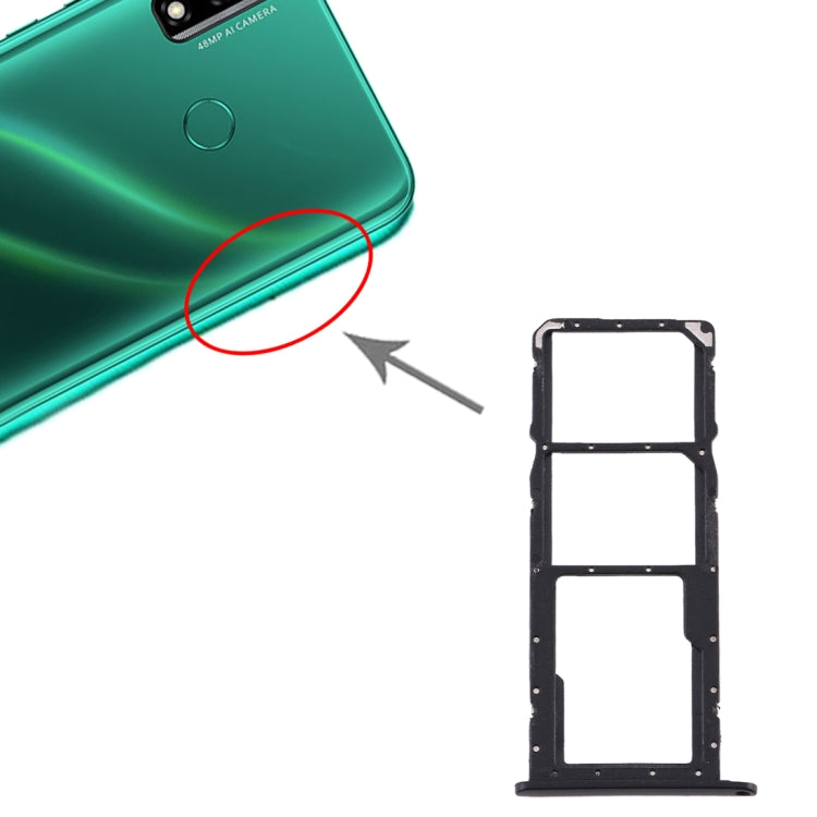 SIM Card Tray + SIM Card Tray + Micro SD Card Tray for Huawei Y8s