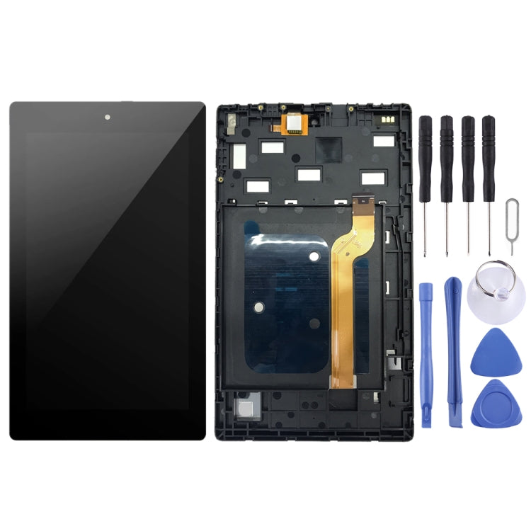 LCD Screen and Digitizer Full Assembly With Frame for Amazon Kindle Fire HD 7 2019 9th M8S26G