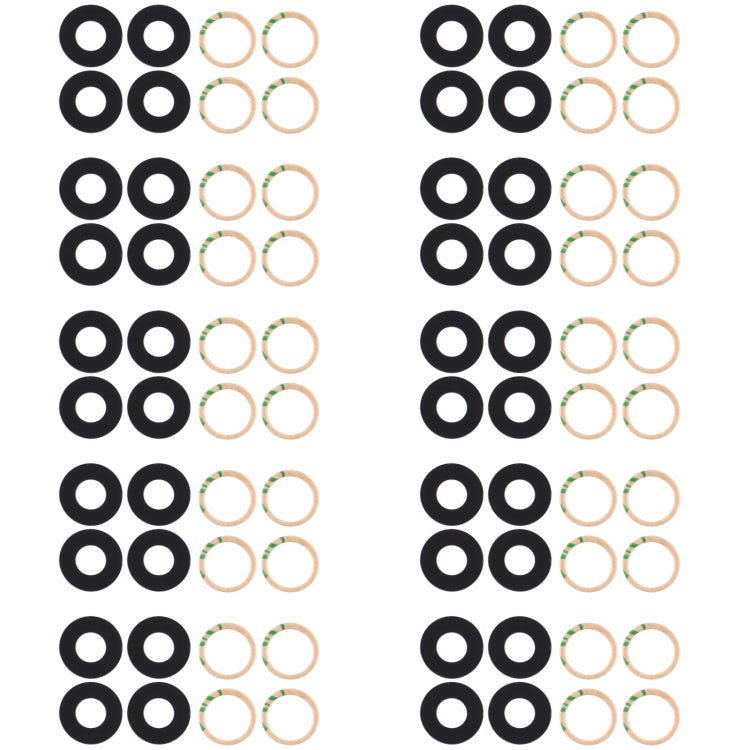 10pcs Back Camera Lens, For OPPO Reno4 SE