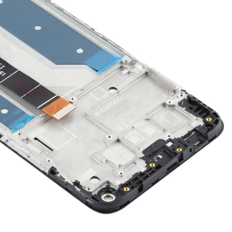 LCD Screen and Digitizer Full Assembly With Frame for LG Q61