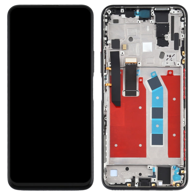 LCD Screen and Digitizer Full Assembly With Frame for Huawei Honor X10 5G, For Huawei Honor X10 5G — Black