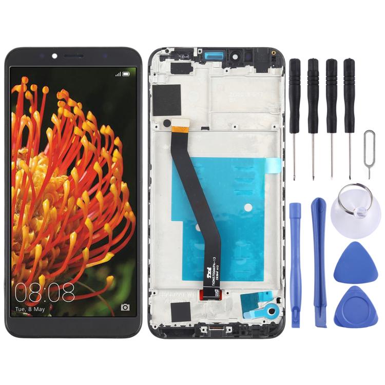 LCD Screen and Digitizer Full Assembly with Frame for Huawei Y6 (2018)