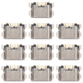 10 PCS Charging Port Connector for Xiaomi Mi Play, For Xiaomi Mi Play