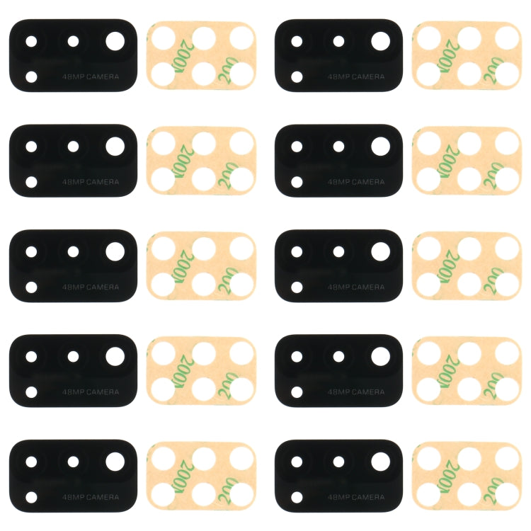 PCGM00 PEHM00 10pcs Back Camera Lens, For OPPO A93 5G