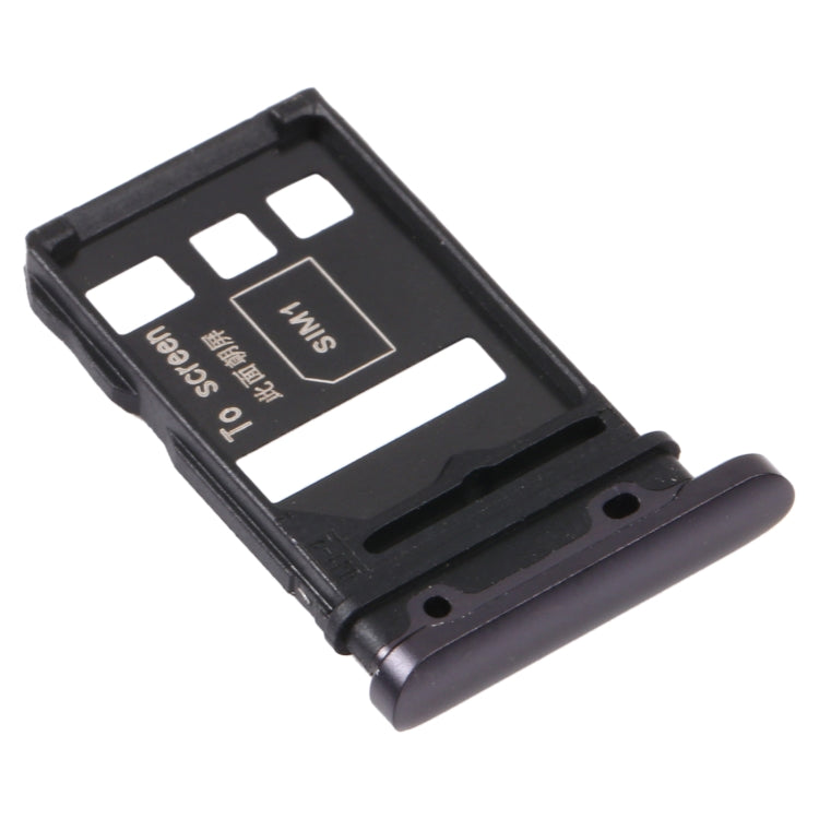 SIM Card Tray + SIM Card Tray for Huawei Nova 7 5G, For Huawei Nova 7 5G — Black