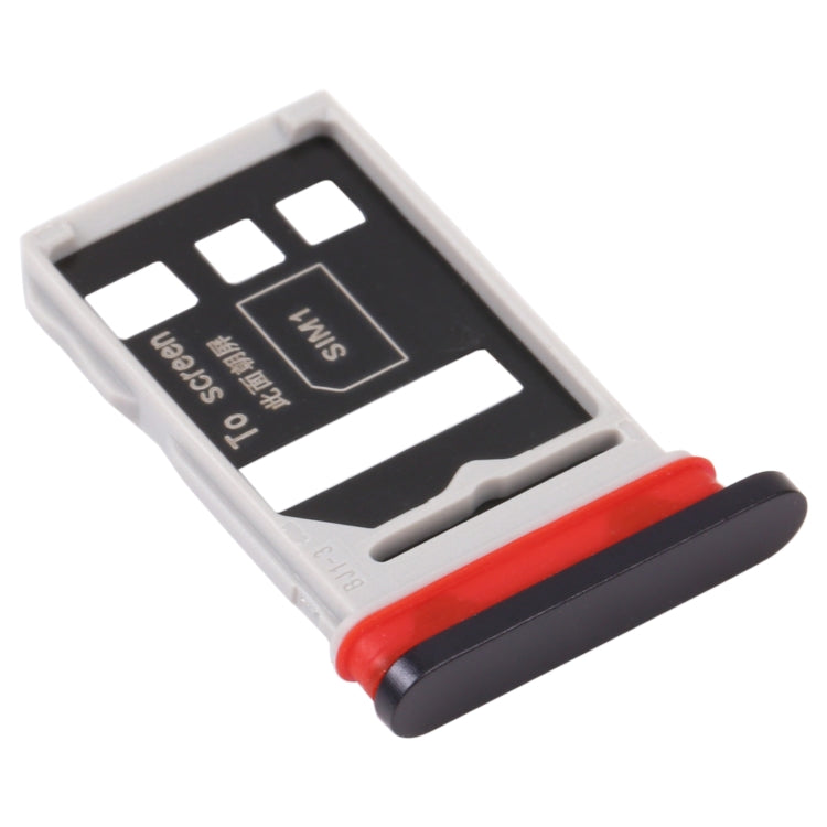SIM Card Tray + SIM Card Tray for Honor 30, For Honor 30 — Black