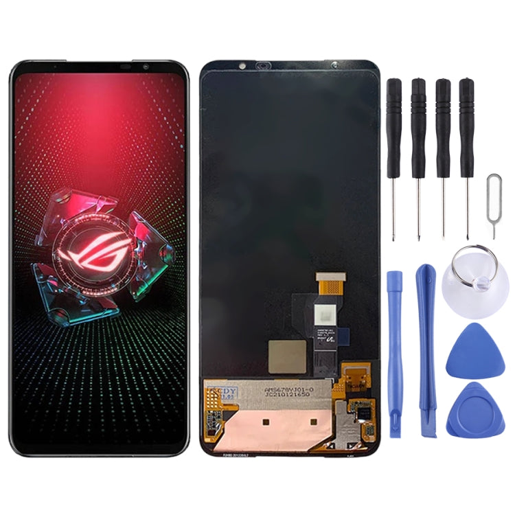 LCD Screen and Digitizer Full Assembly for Asus ROG Phone 5 ZS673KS I005DA