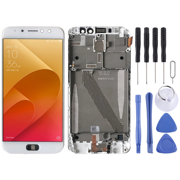 LCD Screen and Digitizer Full Assembly with Frame for Asus ZenFone 4 Selfie Pro ZD552KL Z01MD — White