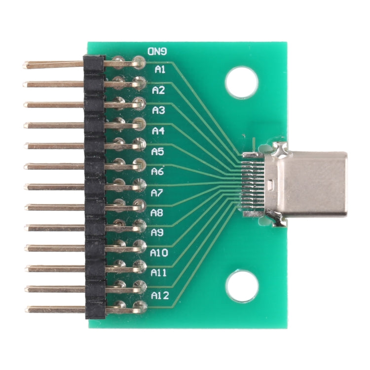 Test Board USB 3.1 with PCB Board 24P+2P Connector, Type C Male