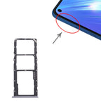SIM Card Tray + SIM Card Tray + Micro SD Card Tray, For OPPO Realme 6