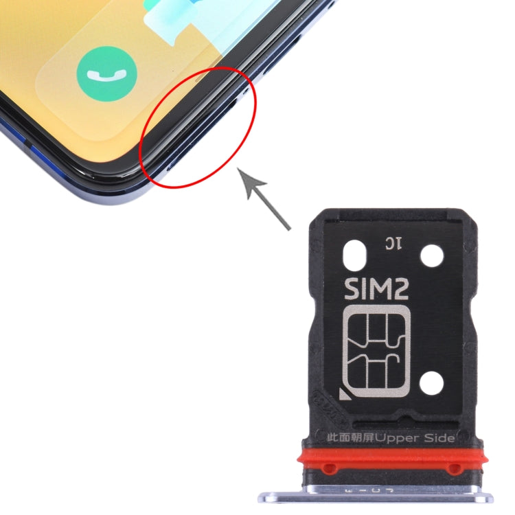 V2072A SIM Card Tray + SIM Card Tray, For Vivo S9