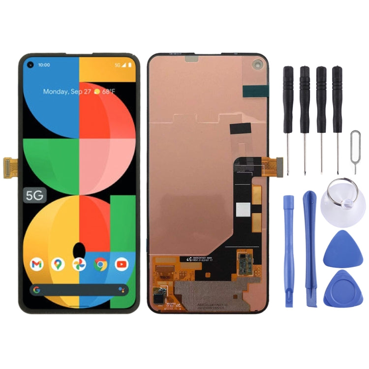 OLED HDR LCD Screen and Digitizer Full Assembly for Google Pixel 5A 5G 2021