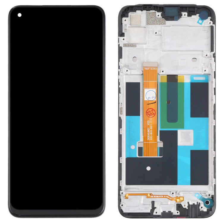 LCD Screen and Digitizer Full Assembly With Frame for OPPO Realme 7 (Asia) 4G RMX2151 RMX2163
