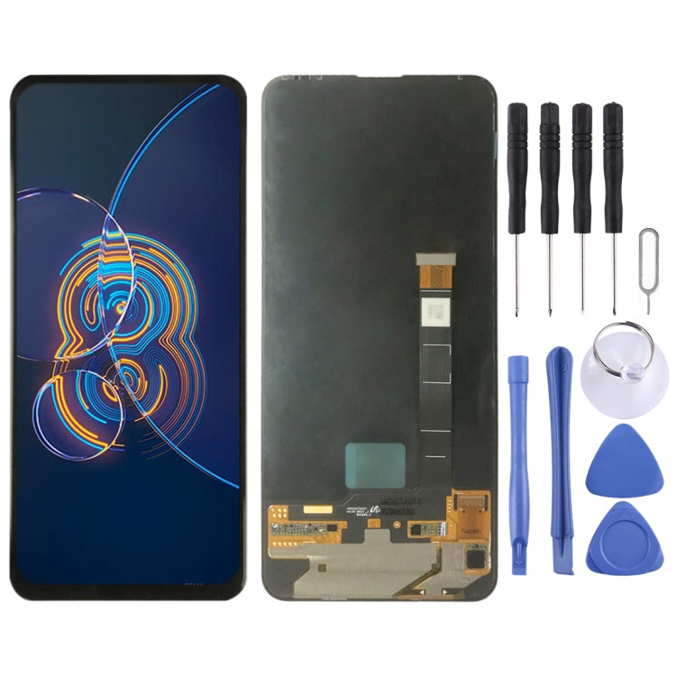 AMOLED Material LCD Screen and Digitizer Full Assembly for Asus Zenfone 8 Flip ZS672KS