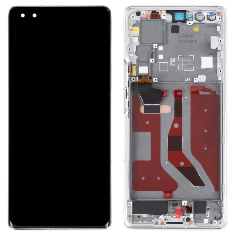 LCD Screen and Digitizer Full Assembly With Frame for Huawei Nova 8 Pro 5G