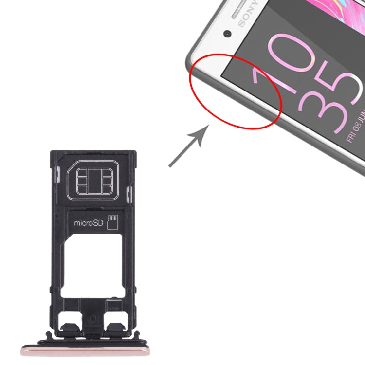 SIM Card Tray + Micro SD Card Tray for Sony Xperia X Performance
