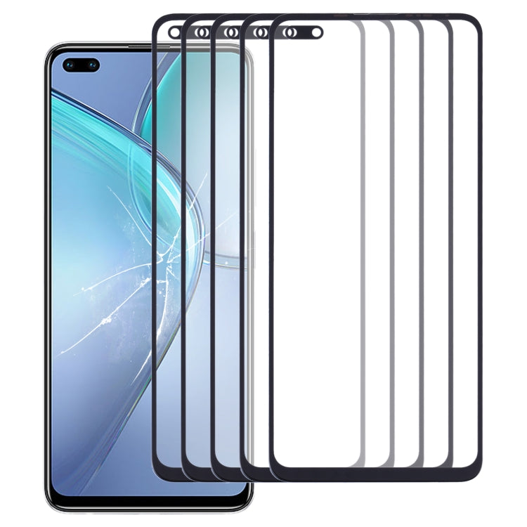 X687, X687B 5pcs Front Screen Outer Glass Lens, For Infinix Zero 8 / Zero 8i