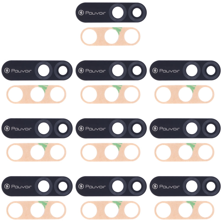 10pcs Back Camera Lens, For Tecno Pouvoir 3 Air LC6