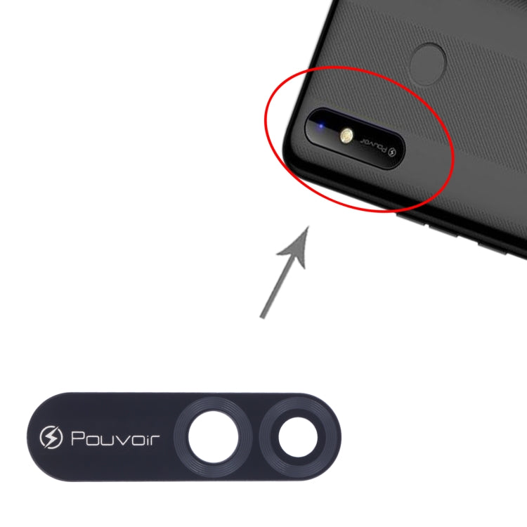 10pcs Back Camera Lens, For Tecno Pouvoir 3 Air LC6