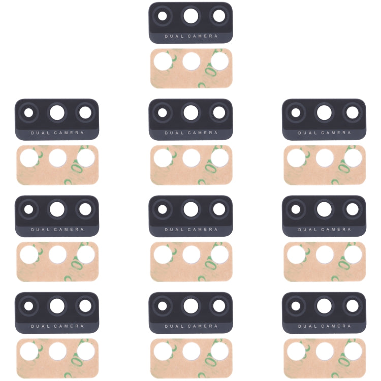 KE5j, KE5k 10pcs Back Camera Lens, For Tecno Spark 6 Go