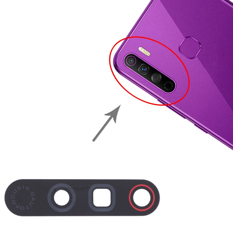 X652B, X652C 10pcs Back Camera Lens, For Infinix S5 Lite
