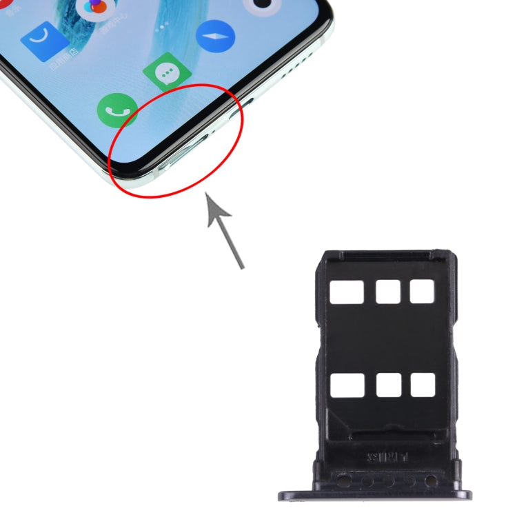 SIM Card Tray + SIM Card Tray, For Meizu 17 / 17 Pro