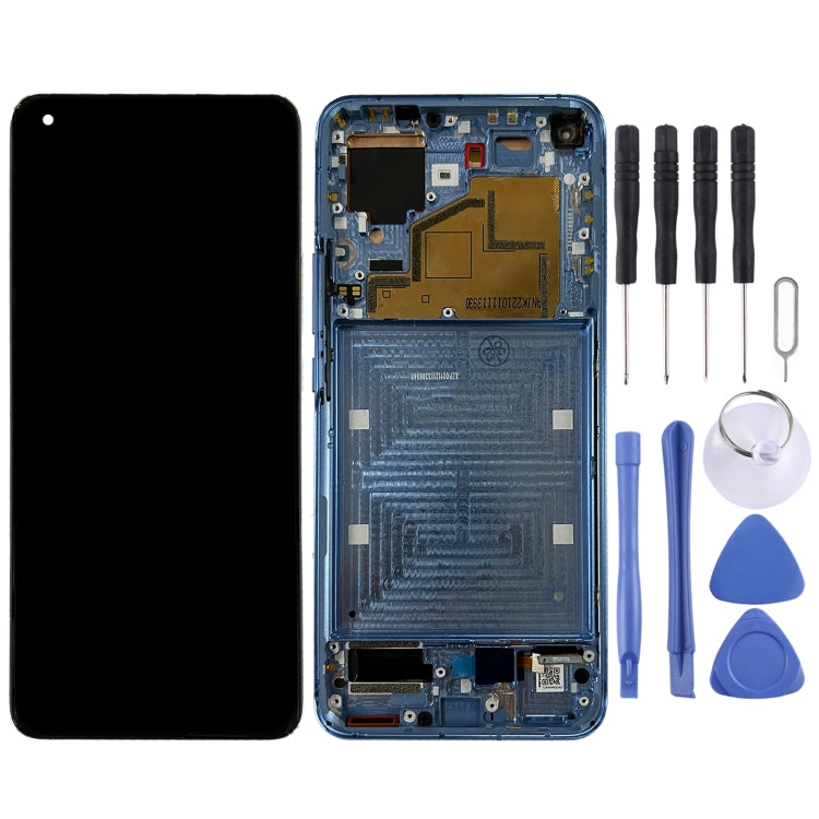 Original LCD Screen and Digitizer Full Assembly with Frame for Xiaomi Mi 11 M2011K2C, M2011K2G