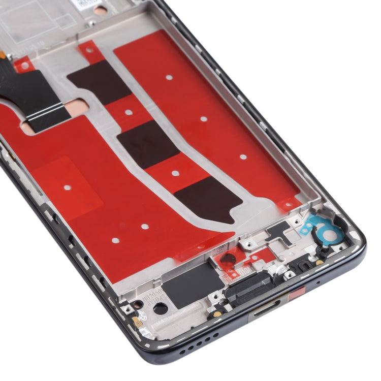 Original LCD Screen and Digitizer Full Assembly with Frame for Honor V40 Lite, For Honor V40 Lite(Original) — Silver