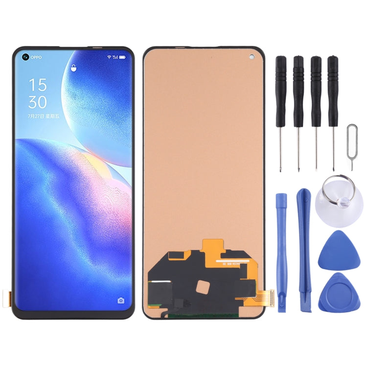 TFT Material LCD Screen and Digitizer Full Assembly (Not Supporting Fingerprint Identification) for OPPO Reno5 Pro 5G / Reno5 Pro+ PDSM00 PDST00 CPH2201 PDRM00 PDRT00
