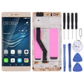 OLED Material LCD Screen and Digitizer Full Assembly with Frame for Huawei P9 Plus