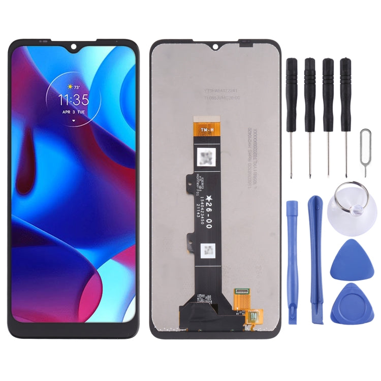 LCD Screen and Digitizer Full Assembly for Motorola G Pure