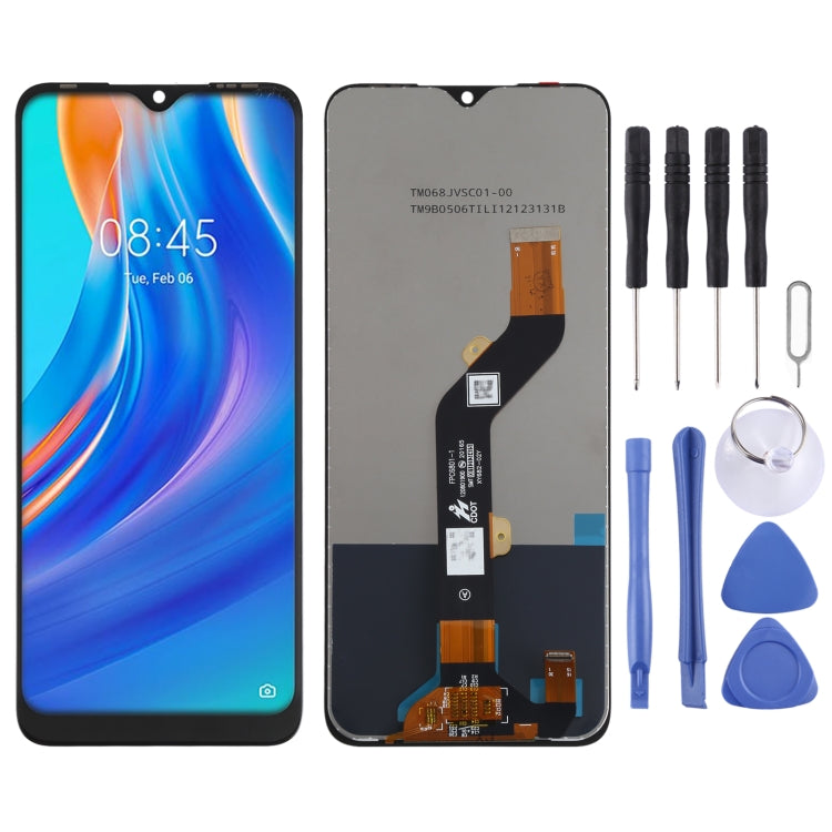 LCD Screen and Digitizer Full Assembly for Tecno Spark 7P KF7j