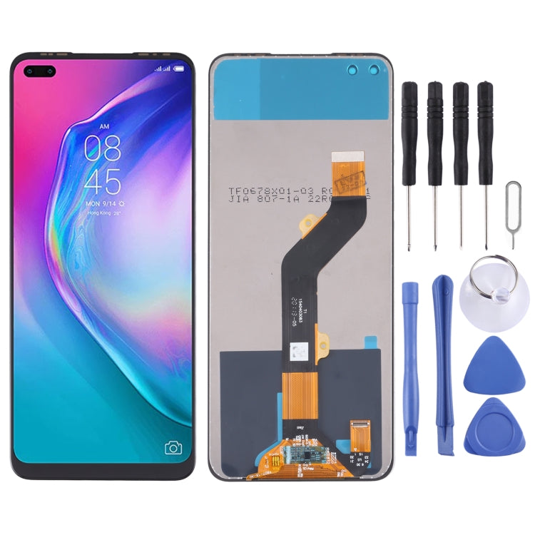 LCD Screen and Digitizer Full Assembly for Tecno Camon 16 Pro