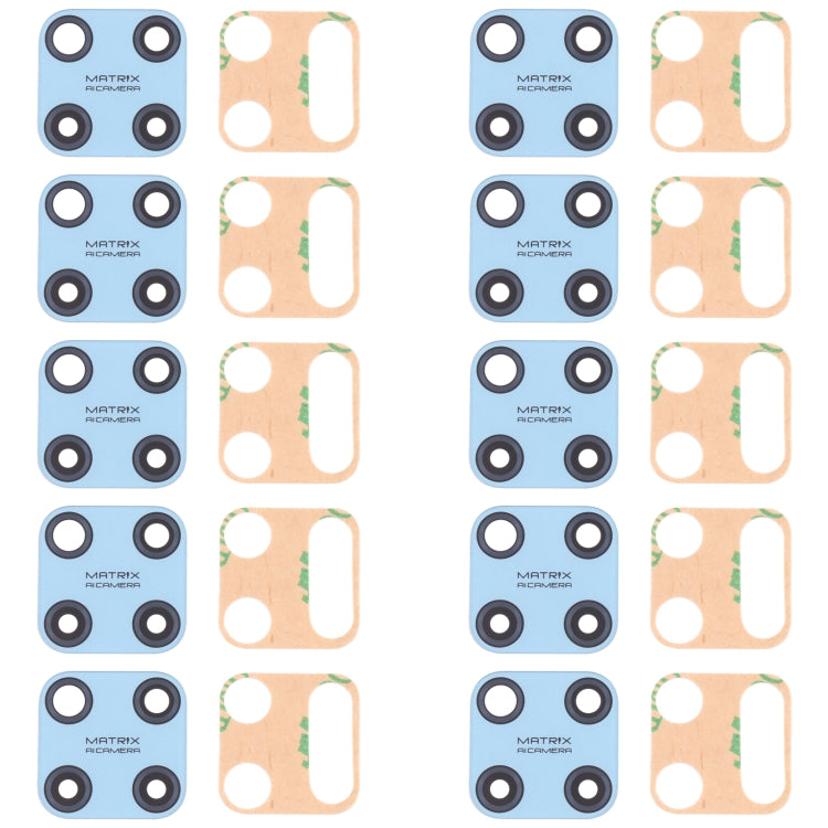 RMX3265, RMX3268 10pcs Back Camera Lens, For OPPO Realme C25Y