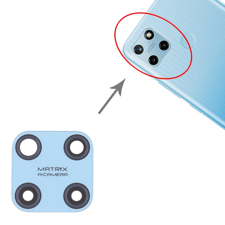 RMX3265, RMX3268 10pcs Back Camera Lens, For OPPO Realme C25Y