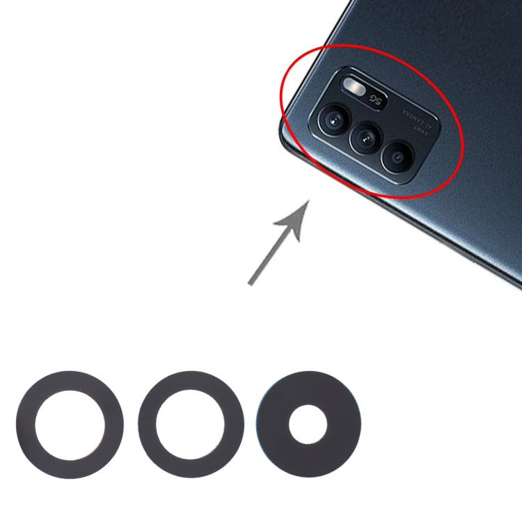 10pcs Back Camera Lens, For OPPO Reno6 4G / Reno6 5G / Reno6 Z — view 4