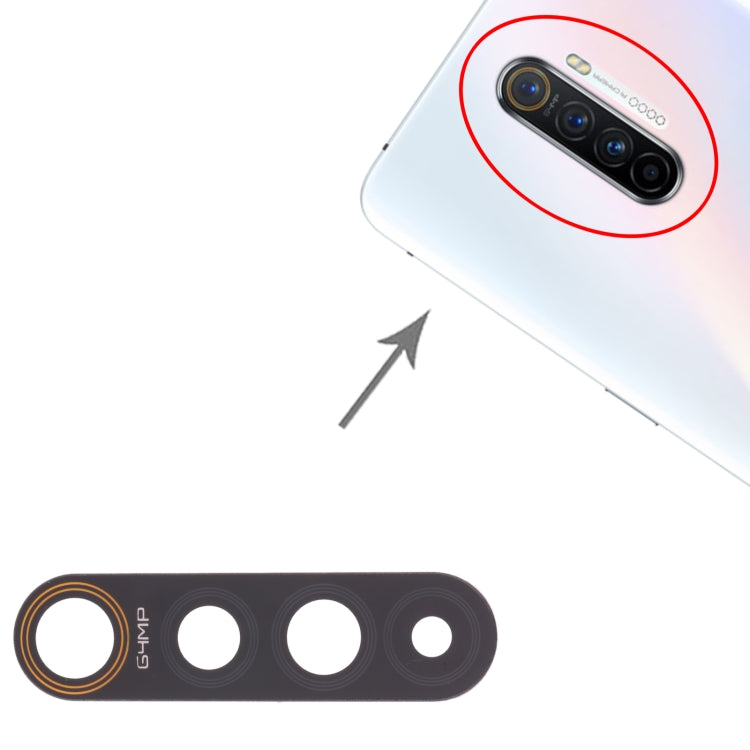 10pcs Back Camera Lens, For OPPO Realme X2 Pro